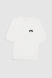 ANINE BING Louis Tee Hollywood - Ivory - Front View