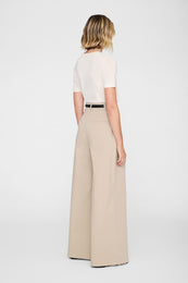 ANINE BING Lou Trouser - Beige - on model back