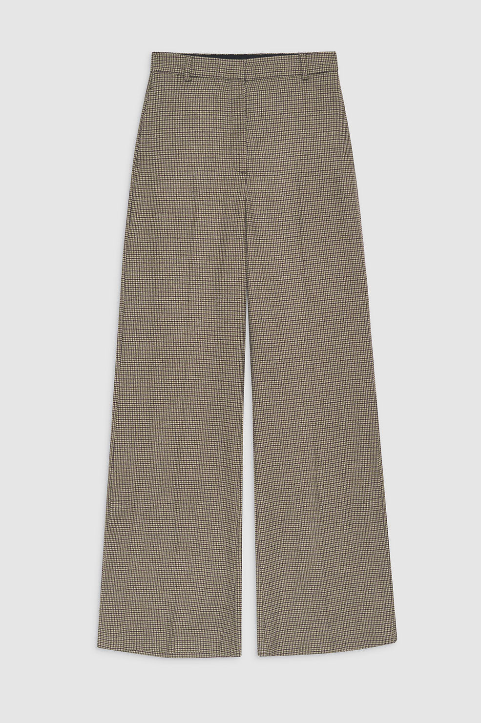ANINE BING Lyra Trouser - Mini Houndstooth - Front View