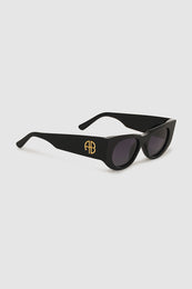 ANINE BING Madrid Sunglasses - Black - Detail View