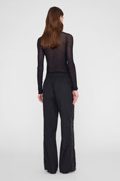 ANINE BING Maha Pant - Black - on model back view