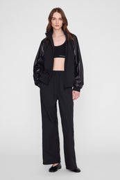 ANINE BING Maha Pant - Black - on model front
