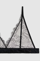 ANINE BING Marion Bra - Black - Detail View