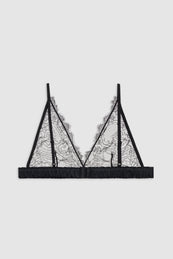 ANINE BING Marion Bra - Black - Back View