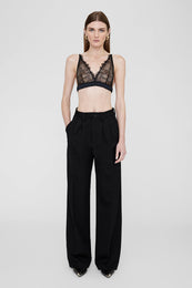 ANINE BING Marion Bra - Black - On Model Front