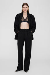 ANINE BING Marion Bra - Black - On Model Front Second Image