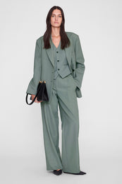 ANINE BING Mario Vest - Sage - on model front second