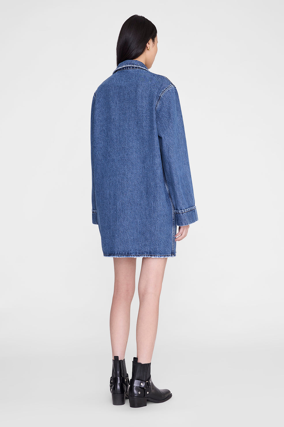 Mary Dress Long Sleeve - Freshwater Blue