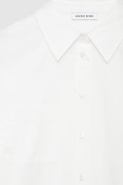 ANINE BING Maxine Shirt - White - Detail View