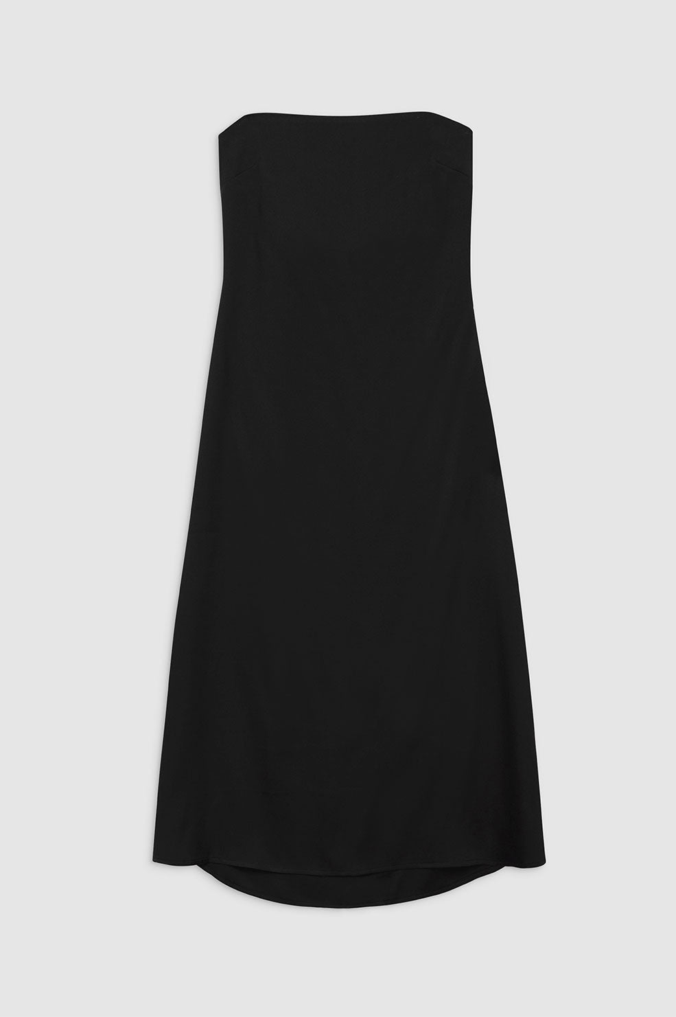 ANINE BING Megan Dress - Black Silk thumbnail
