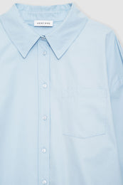ANINE BING Mika Shirt - Blue - Detail View