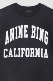 ANINE BING Miles Sweatshirt Anine Bing - Vintage Black - Detail View