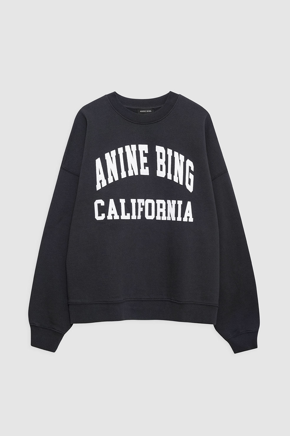 featured-img|ANINE BING Miles Sweatshirt Anine Bing - Vintage Black - Front View