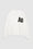 ANINE BING Miles Sweatshirt Letterman - Off White - Front View