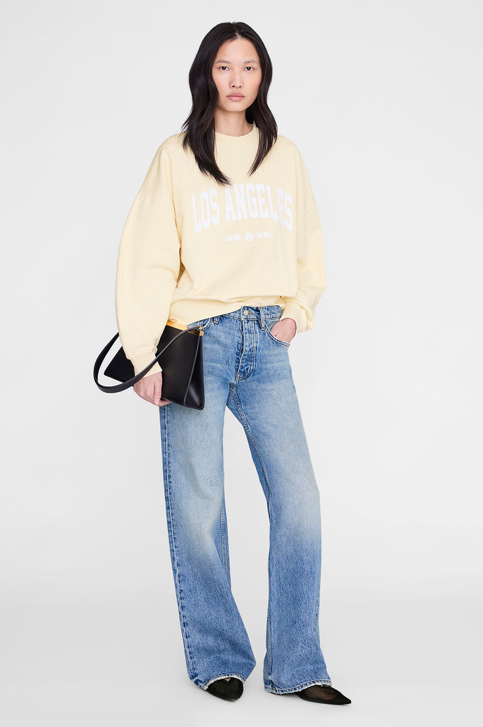Miles Sweatshirt Los Angeles University - Butter Yellow