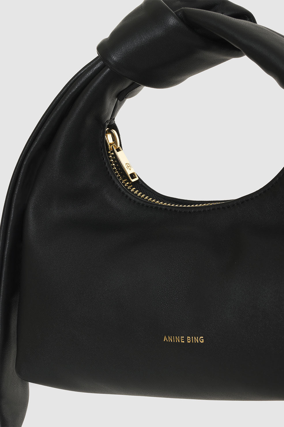 ANINE BING Mini Grace Bag - Black - Detail View