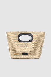ANINE BING Mogeh Tote - Natural - Front View