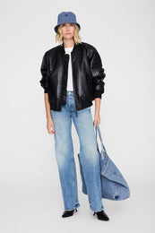 ANINE BING Nicks Bucket Hat - Shadow Blue - on model front