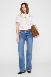 ANINE BING Nicola Belt - Tobacco - on model front