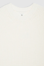 ANINE BING Olivier Sweater - Ivory - Detail View