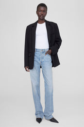 ANINE BING Olsen Jean - Bleached Blue - On Model Front
