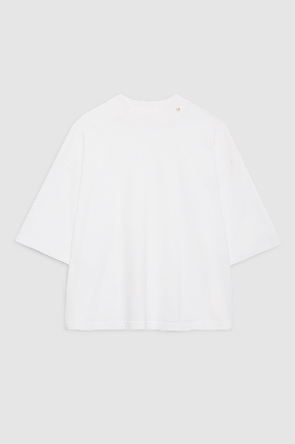 ANINE BING Palmer Tee - White - Front View