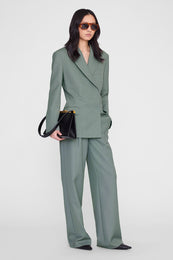 ANINE BING Preston Sunglasses - Tortoise - on model front