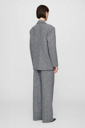 ANINE BING Quinn Blazer - Black And White - On Model Back