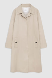 ANINE BING Randy Trench - Beige - Front View
