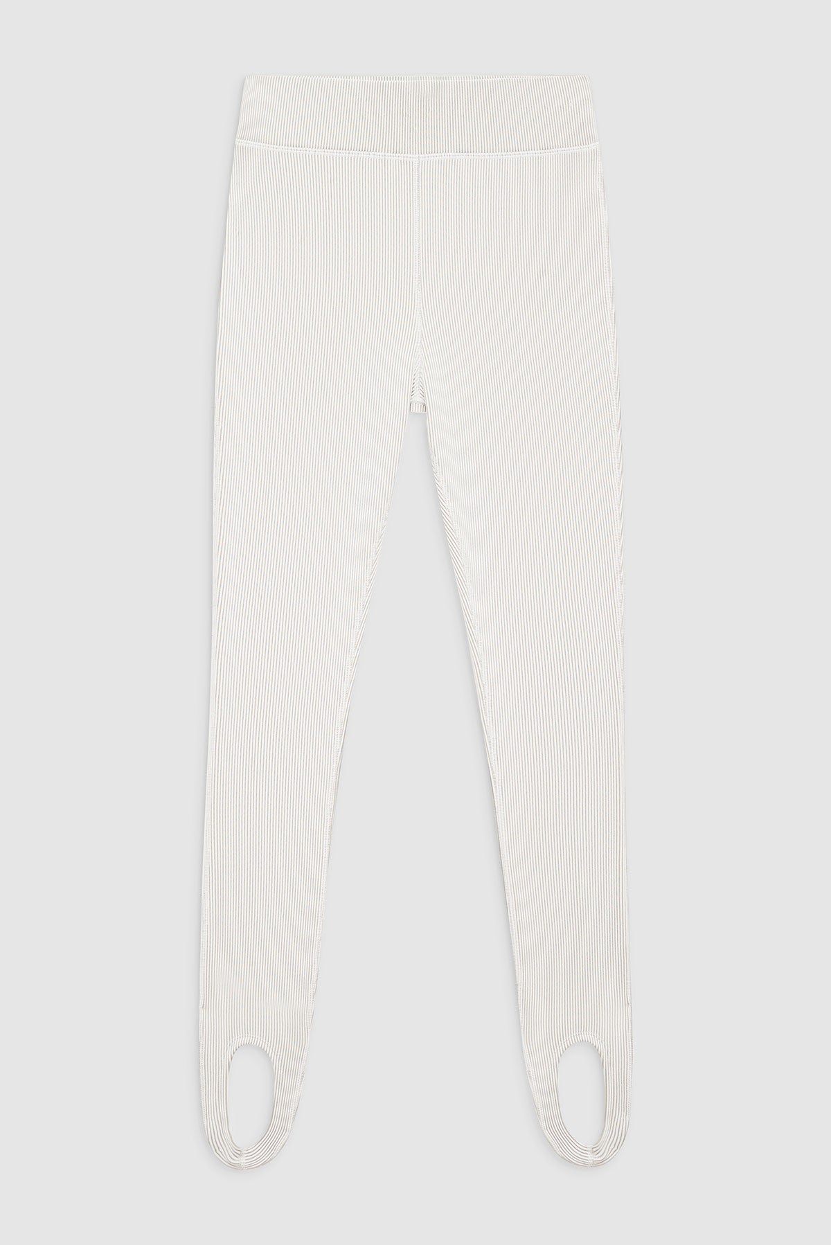 ANINE BING Rhea Legging - Ivory And Tan - Front View