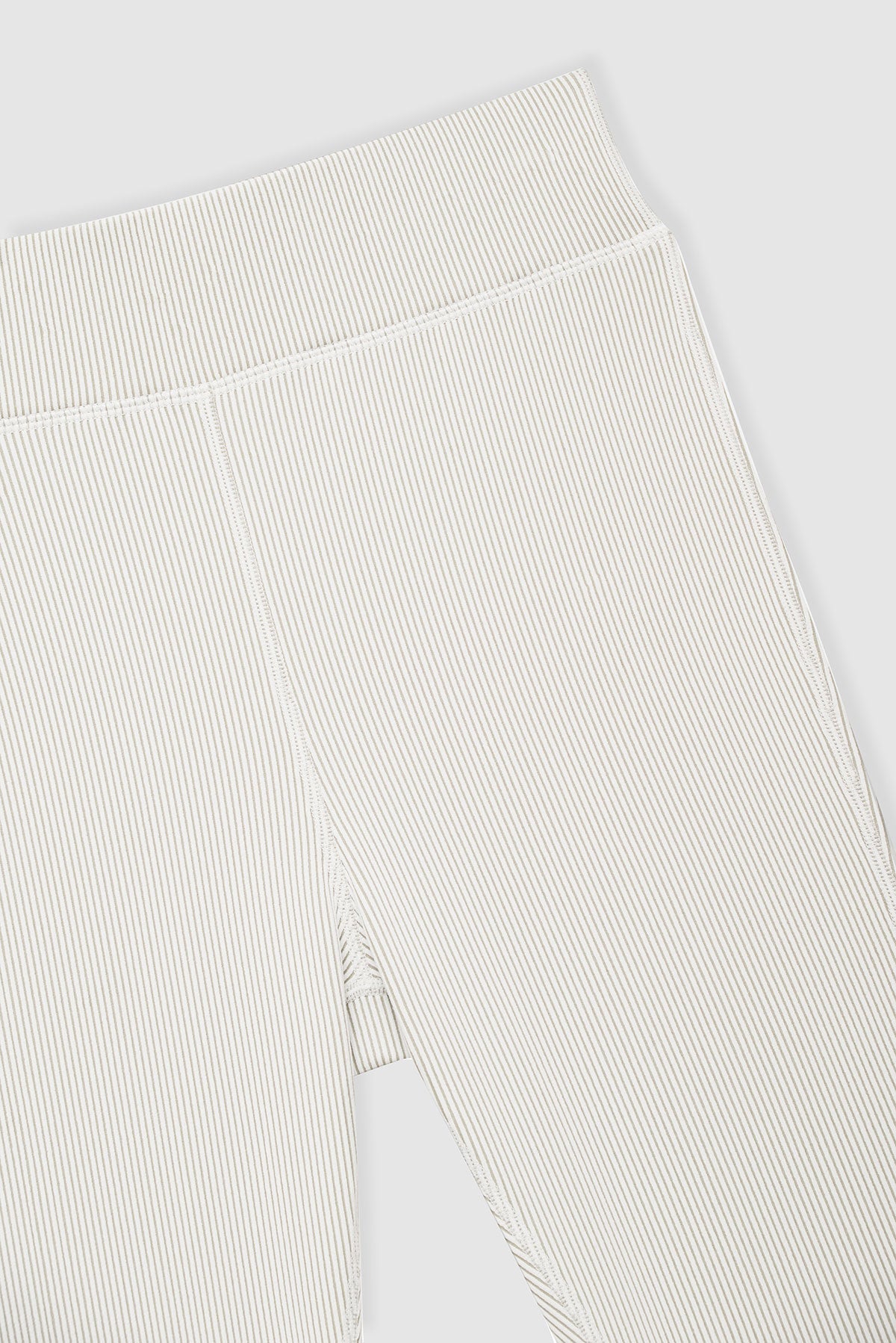 ANINE BING Rhea Legging - Ivory And Tan - Detail View