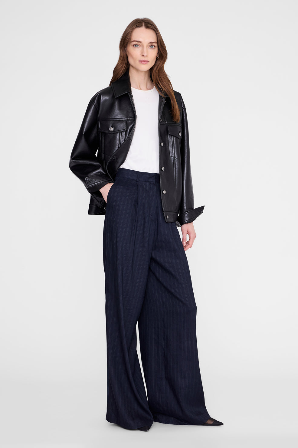 Rory Jacket - Black Recycled Leather