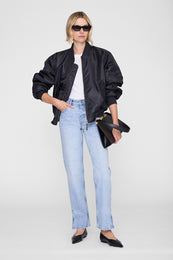 ANINE BING Roy Jean 31" - Blue Glow - on model front second image