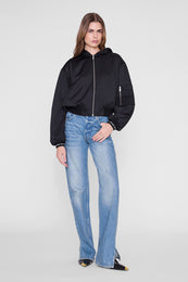 ANINE BING Sarita Bomber - Black - on model front second image