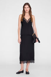 ANINE BING Mael Camisole - Black - on model front