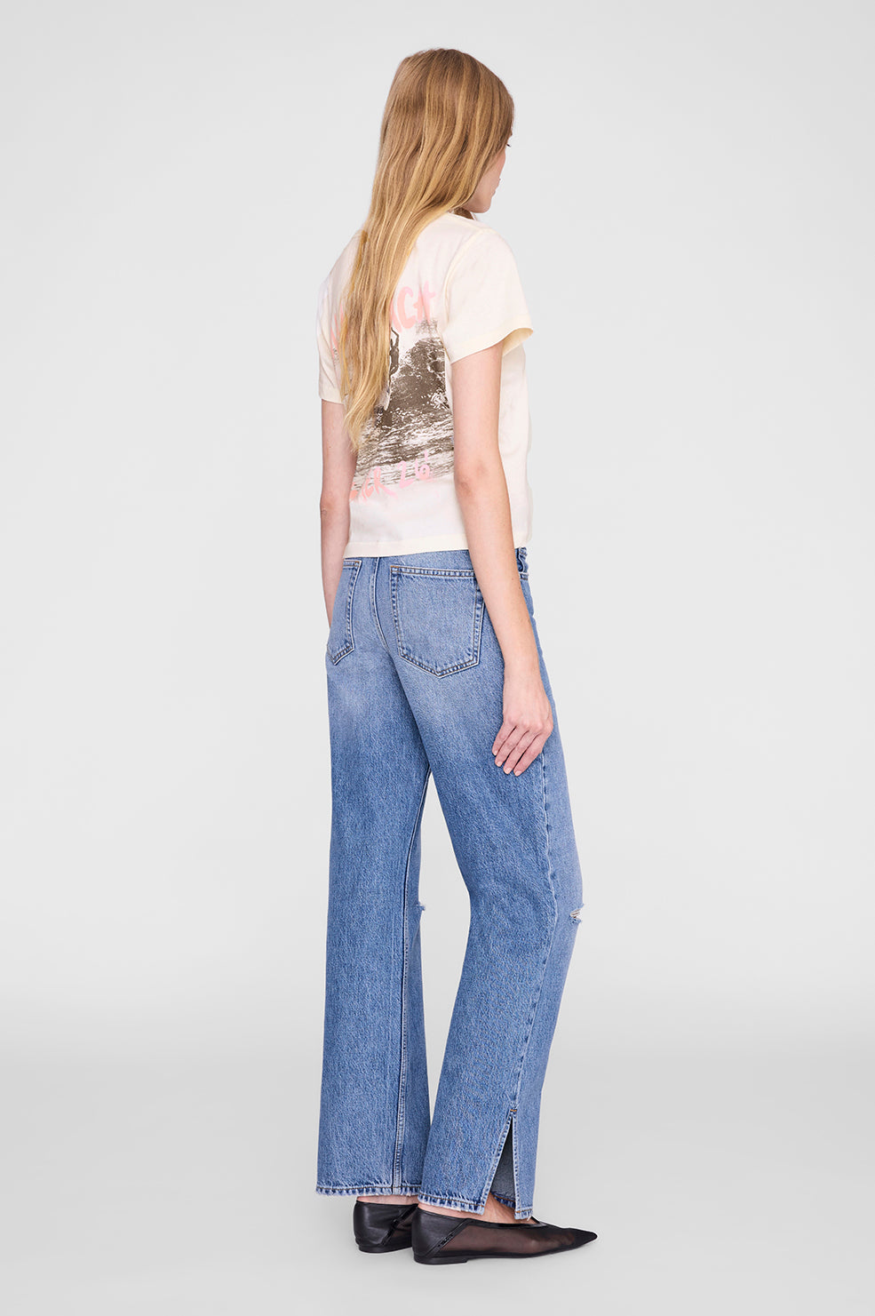 Shelley Tee Surfer - Washed Buttercream
