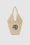 ANINE BING Small Leah Hobo - Natural With Black - Front View
