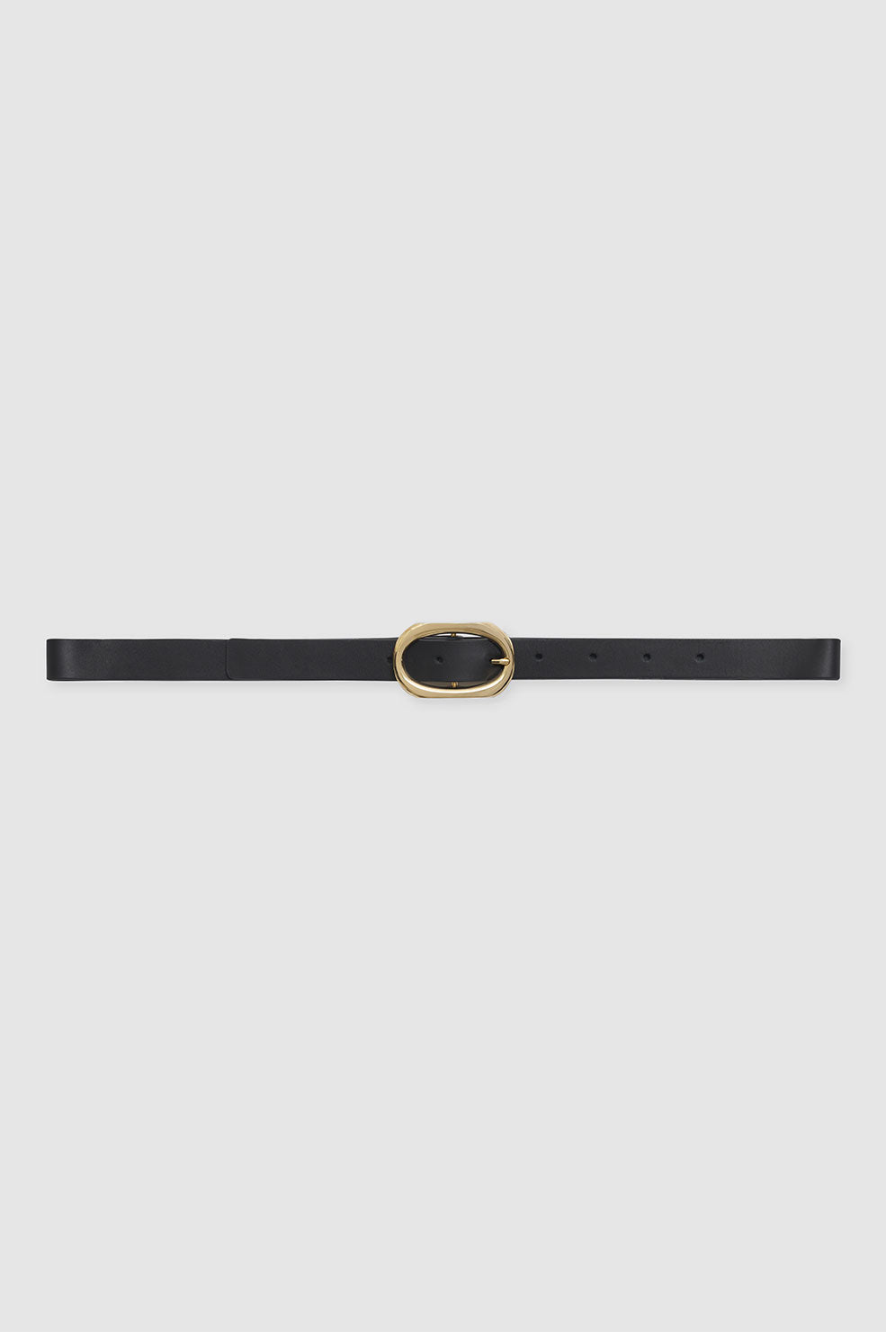 ANINE BING Small Signature Link Belt - Black