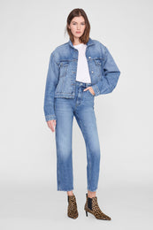 ANINE BING Stevie Boots Leopard - Leopard - on model front