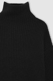 ANINE BING Sydney Sweater - Black - Detail View