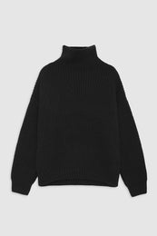 ANINE BING Sydney Sweater - Black - Front View