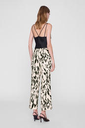 ANINE BING Thomas Trouser - Golden Beige Leopard - on model back
