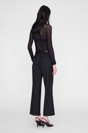 ANINE BING Thomas Trouser - Black - on model back