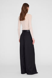 ANINE BING Tiana Sweater - Ecru - on model back view