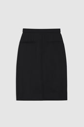 ANINE BING Vena Skirt - Black - Front VIew