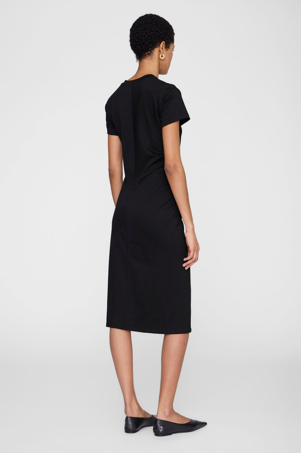 ANINE BING Vida Dress - Black - on model back