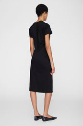 ANINE BING Vida Dress - Black - on model back
