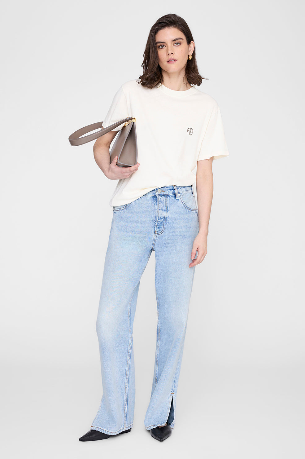 Wagner Tee Soft Stencil - Cream XS