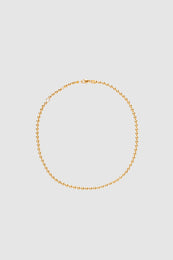 ANINE BING Beaded Necklace - 14k Gold - Front View