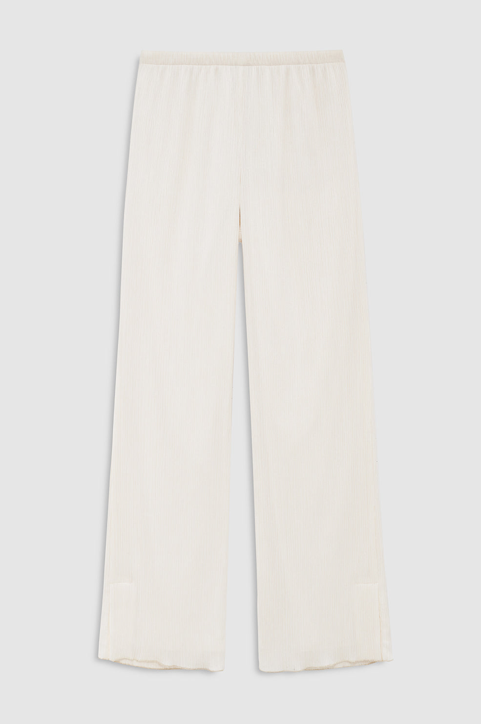 ANINE BING Aden Pant - Cream - front view